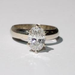 14kt White Gold Diamond Ring