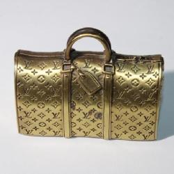 Louis Vuitton Brass Monogrammed Keepall