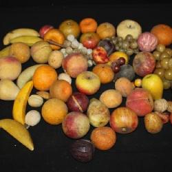 Large Groupe of Vintage Alabaster/Marble Fruit
