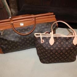 2 Luxury Fashion Bags, 1 Vintage XL