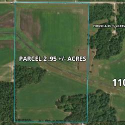 Parcel 2: 95 +/- Acres