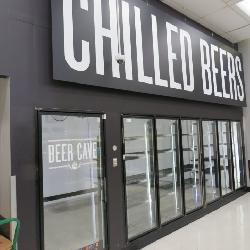 12ft X 22ft Walk-in Beer Cooler W/6 Glass Doors 10ft Tall