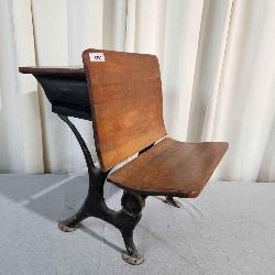 S2 Antique School Desk youth size cast / wooden