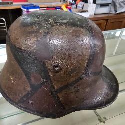 WWI German Camo Helmet