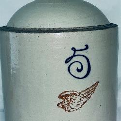 Antique 5-Gallon Red Wing Union Stoneware Jug