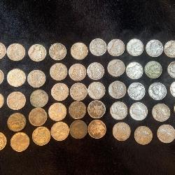 50 silver mercury head dimes