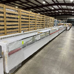 NEW 48FT RUN OF 2024 HUSSMANN LOW TEMP BUNKER CASES 208V ELEC DEFROST