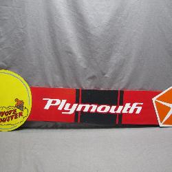 Handpainted Plymouth Coyote Duster Sign