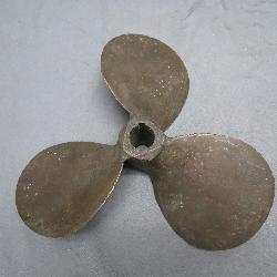 Solid Bronze Boat Propeller 3-Blade Design