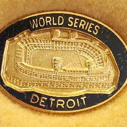 1984 Detroit Tigers World Series Press Pin