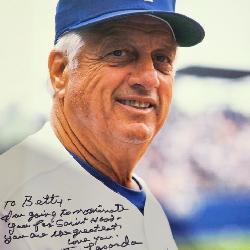 Los Angeles Dodgers, Tommy Lasorda Signed Photograph