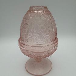 Vintage Indiana Glass Tiara Fairy Lamp