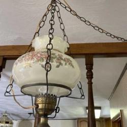 Gone With The Wind Style Hanging Lamp. Plugged In