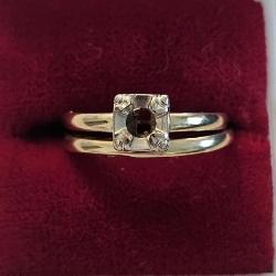 Diamond Solitaire Ring Setting 14kt Size 7