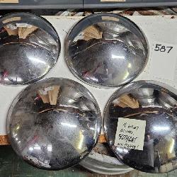 Antique baby moons, hubcaps