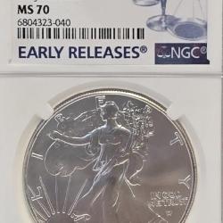 2023(W) Silver Eagle $1 MS70 West Point Mint