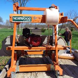 Saw Mill Lumberlite ML26 on 12' trailer 