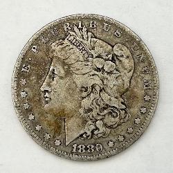 1880-O Morgan Silver Dollar