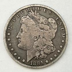 1885 Morgan Silver Dollar