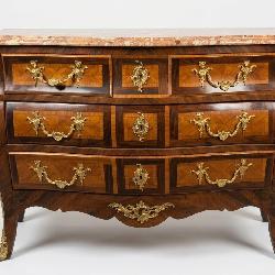19th-century French Rococo-style Bombï¿½ Commode