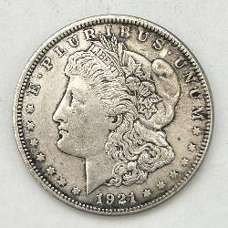 1921 Morgan Silver Dollar