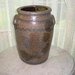 WILLIAMS & REPPERT 4 Gallon Blue/Gray Crock