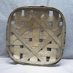 Handwoven Split Oak Tobacco Basket