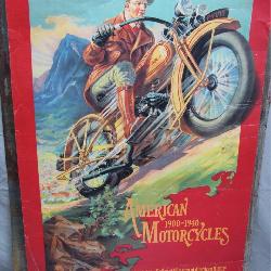 Smithsonian 1986 American Motorcycles Poster