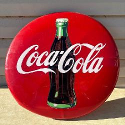 Metal Coca-Cola sign