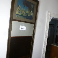 Parrish Cleopatra print over mirror