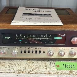 #400 Mac 1700 Stereo Receiver- Cleaned & Lights Up