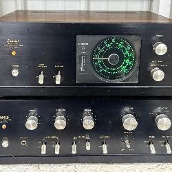 #406 (2) Sansui's- Model AU-555A  & TU-666