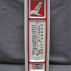 Champion Aviation Metal Thermometer