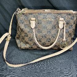 Michael Kors Sutton Medium Signature Logo Satchel