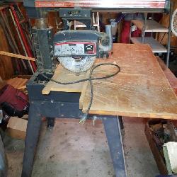 Craftsman Radial Saw on Stand
