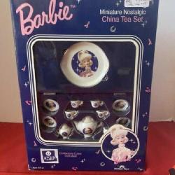 Barbie 1996 Miniature Nostalgic China Tea Set