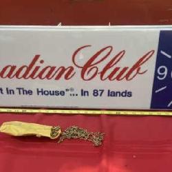 Canadian Club Advertisement Light Up Sign with