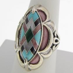 Carolyn Pollack Relios Sterling Multi-Stone Ring