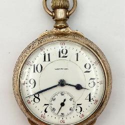 1884 Waltham Open Face 23 Jewels GF Pocket Watch