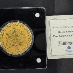 Queen Elizabeth II Pure Gold Coin Collection