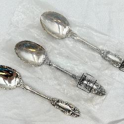 3 Towle Sterling Silver Teaspoons 131 grams