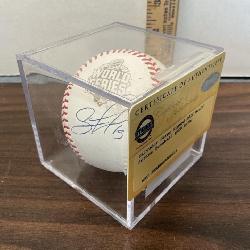 Salvador Perez signed 2015 Baseball, authenticated