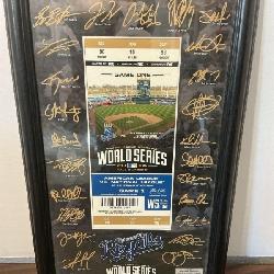 2014 ACLS repro ticket w/ signatures, authenticated
