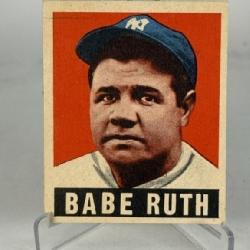 1948 Leaf Babe Ruth Baseball Card