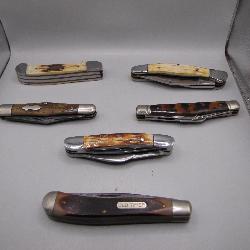 6 Vntg Pocket Knife Collection: Big Smoky & More