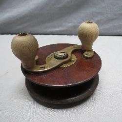 Early 20th-Century Wooden Fishing Reel