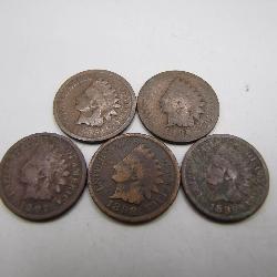 1895-1899 Indian Head Pennies