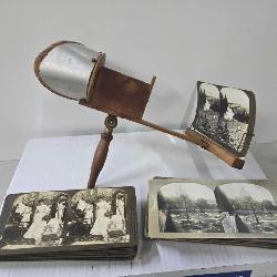 Antique 1909 Jerusalem Stereoscope Set: Underwood & Underwood Photographs