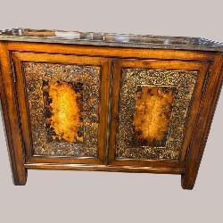 THEODORE ALEXANDER EGLOMISE DECORATED 2 DOOR