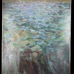 RARE REX ASHLOCK ABSTRACT IMPRESSIONIST PAINTING